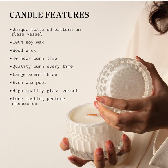 Fresh Cotton Scented Candles - Picture 5 of 6
